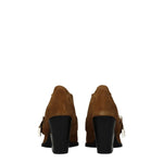 Versace Jeans Brown Leather Ankle Boots