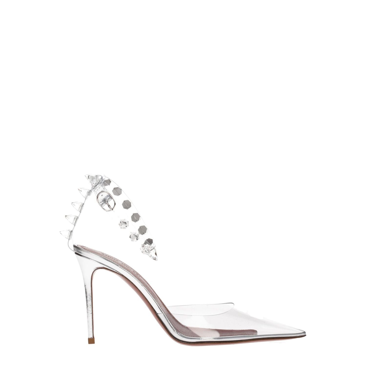 Amina Muaddi Transparent Pvc High Heel Pumps