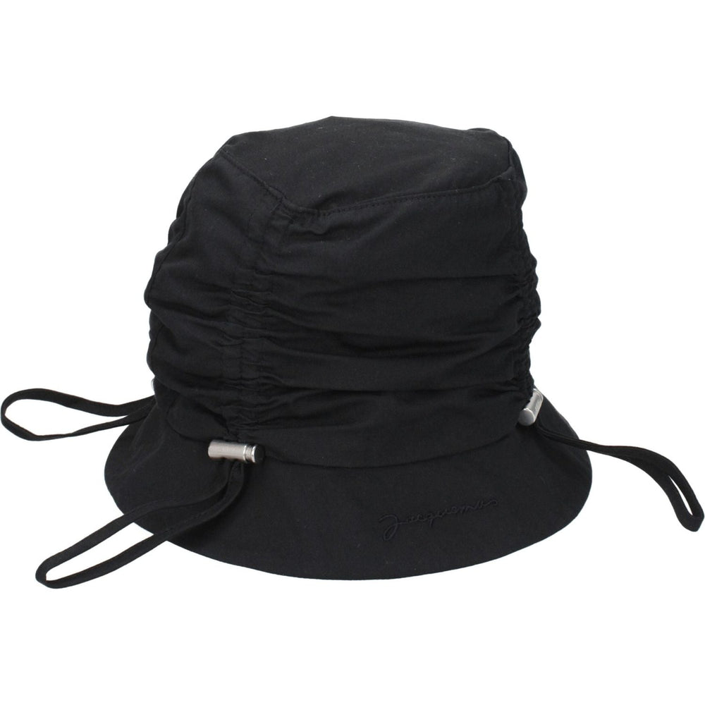 Jacquemus Black Cotton Bucket Hats JA-8547329507593-58 CM|M