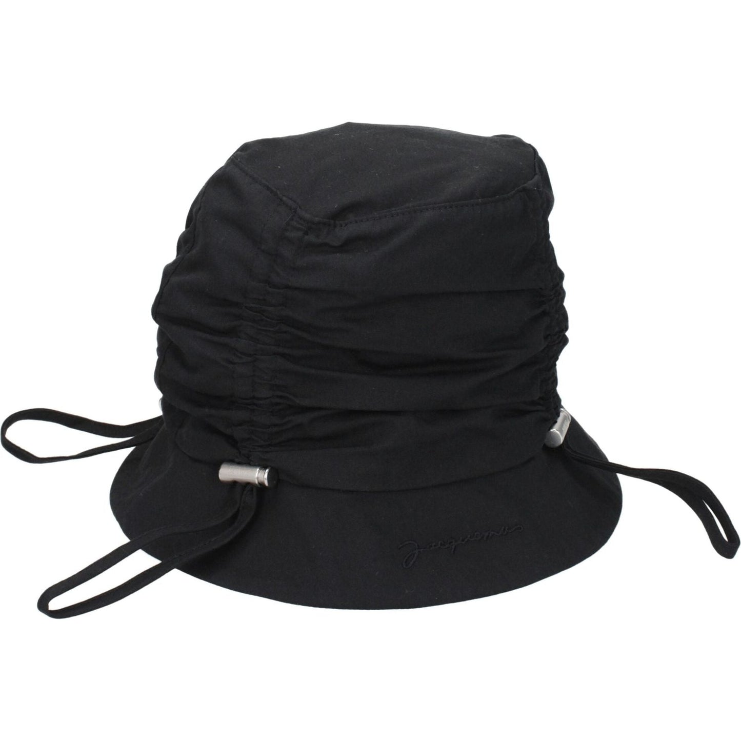 Jacquemus Black Cotton Bucket Hats JA-8547329507593-58 CM|M