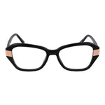 Marciano by Guess Black Women Glasses Frame, full-rim acetate cat eye design with demo lenses, black color, includes branded case.