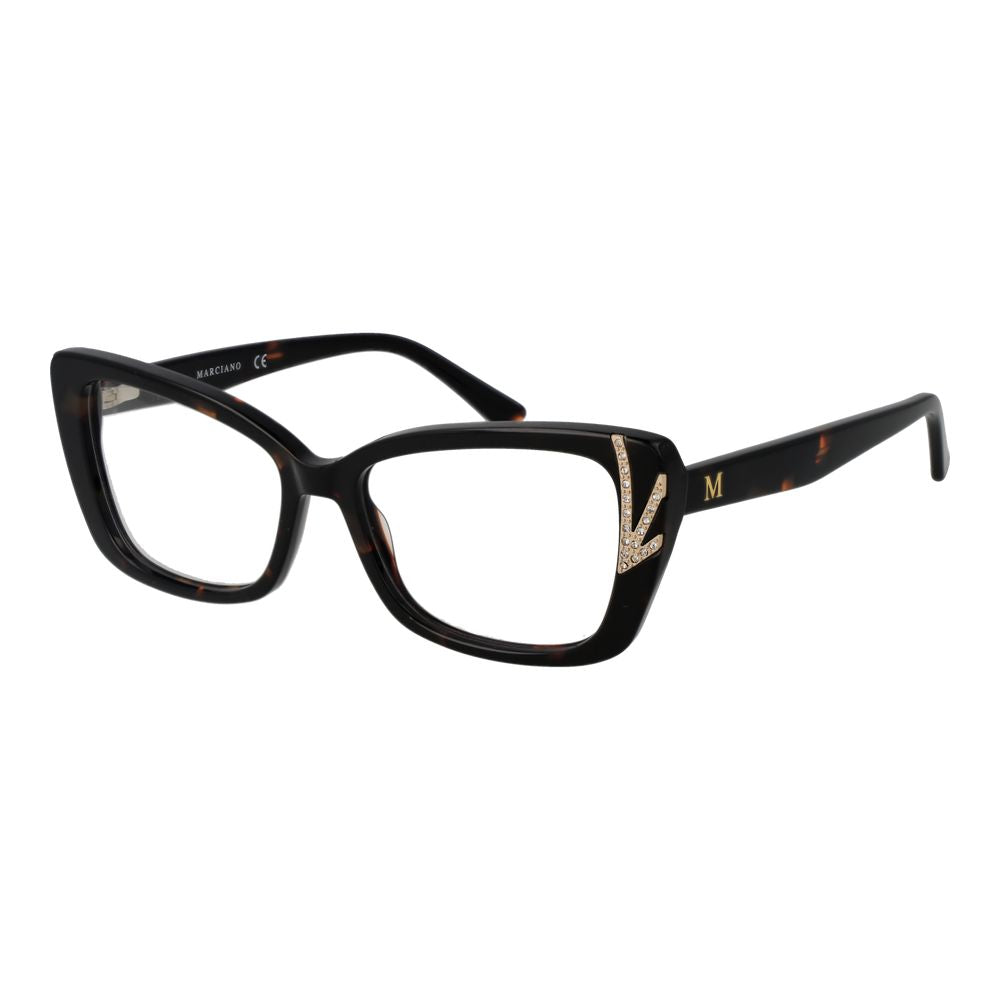 Marciano by Guess Black Women Glasses Frame in acetate with full-rim cat eye style.
