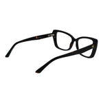 Marciano by Guess Black Women Glasses Frame, full-rim cat eye style, acetate black frame, demo lenses, model includes branded case.