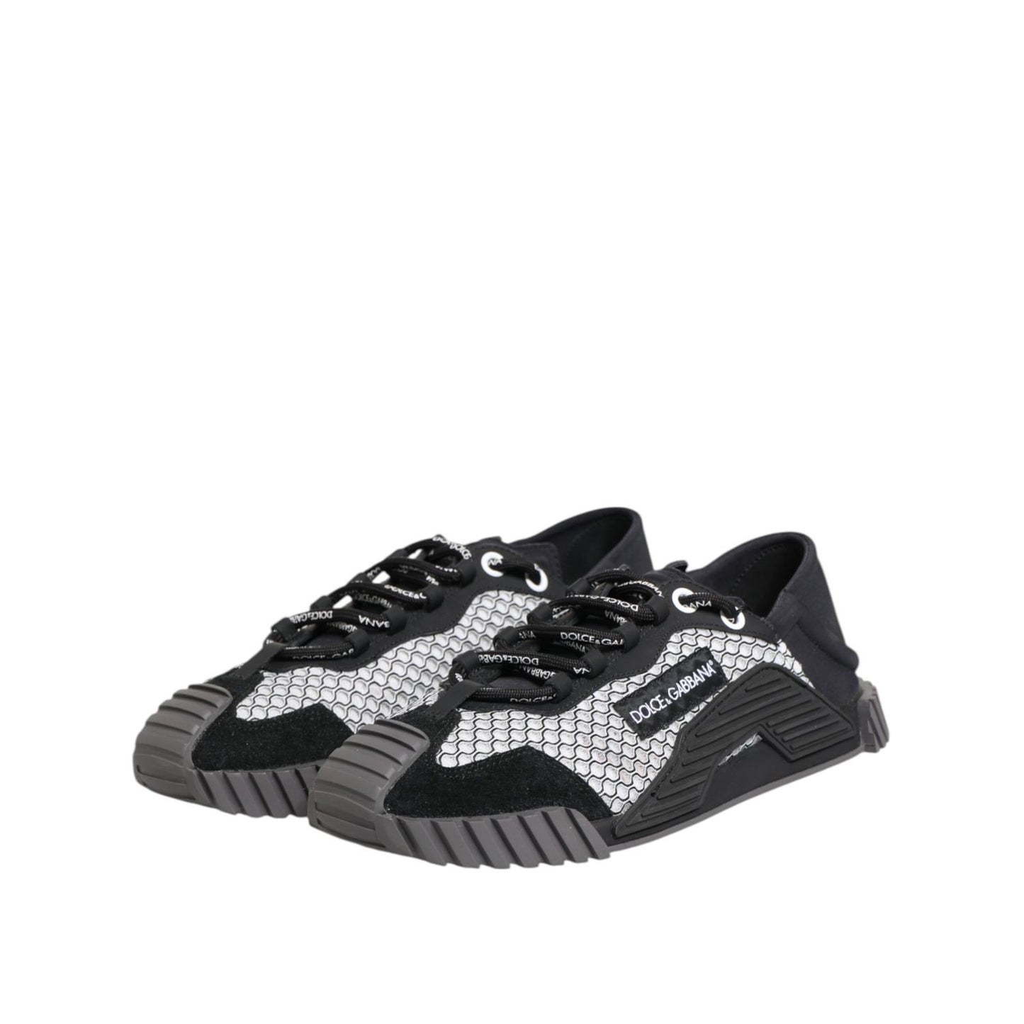 Dolce & Gabbana Multicolor Lace Up Low Top NS1 Sneakers Shoes