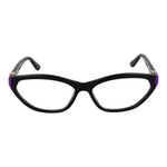 Alt Tag: Guess Black Women Glasses Frame, cat eye style with acetate full-rim, black color, spring hinge, size 54-14-145.