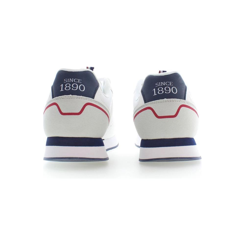 U.S. POLO ASSN. White Polyester Men Sneaker US-36948-EU44/US11