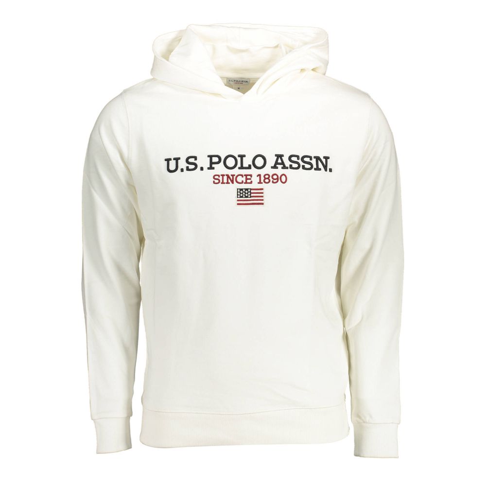 U.S. POLO ASSN. White Cotton Men's Sweatshirt