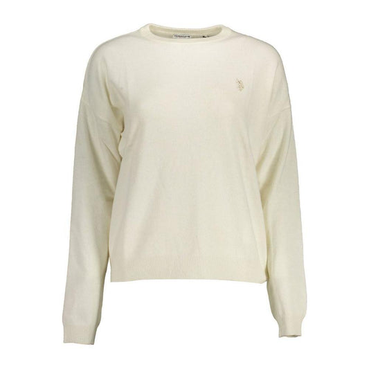 U.S. POLO ASSN. White Wool Sweater US-16959-XL