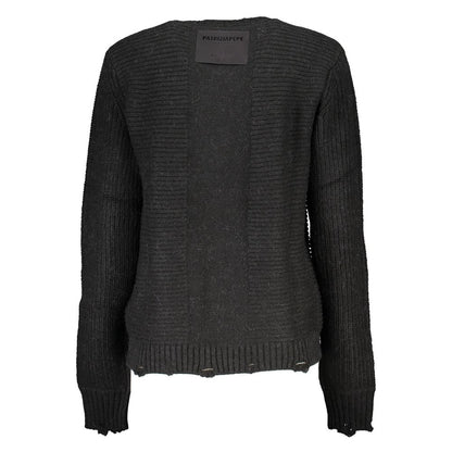 Patrizia Pepe Black Fabric Sweater