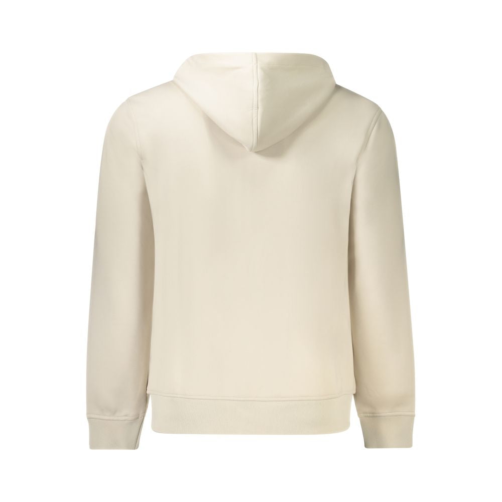 K-WAY Beige Polyester Men Sweater Hooded