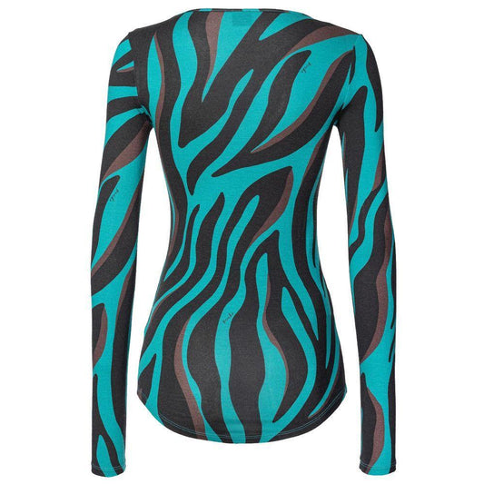 PINKO Green Viscose Sweater