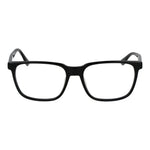 BMW Black Men Glasses Frame, full-rim acetate, rectangle style, 55-17-145 size, demo lenses, with branded case, stylish eyewear.