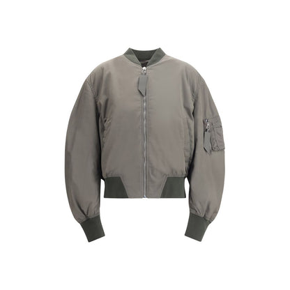 The Attico Green Polyester Bomber