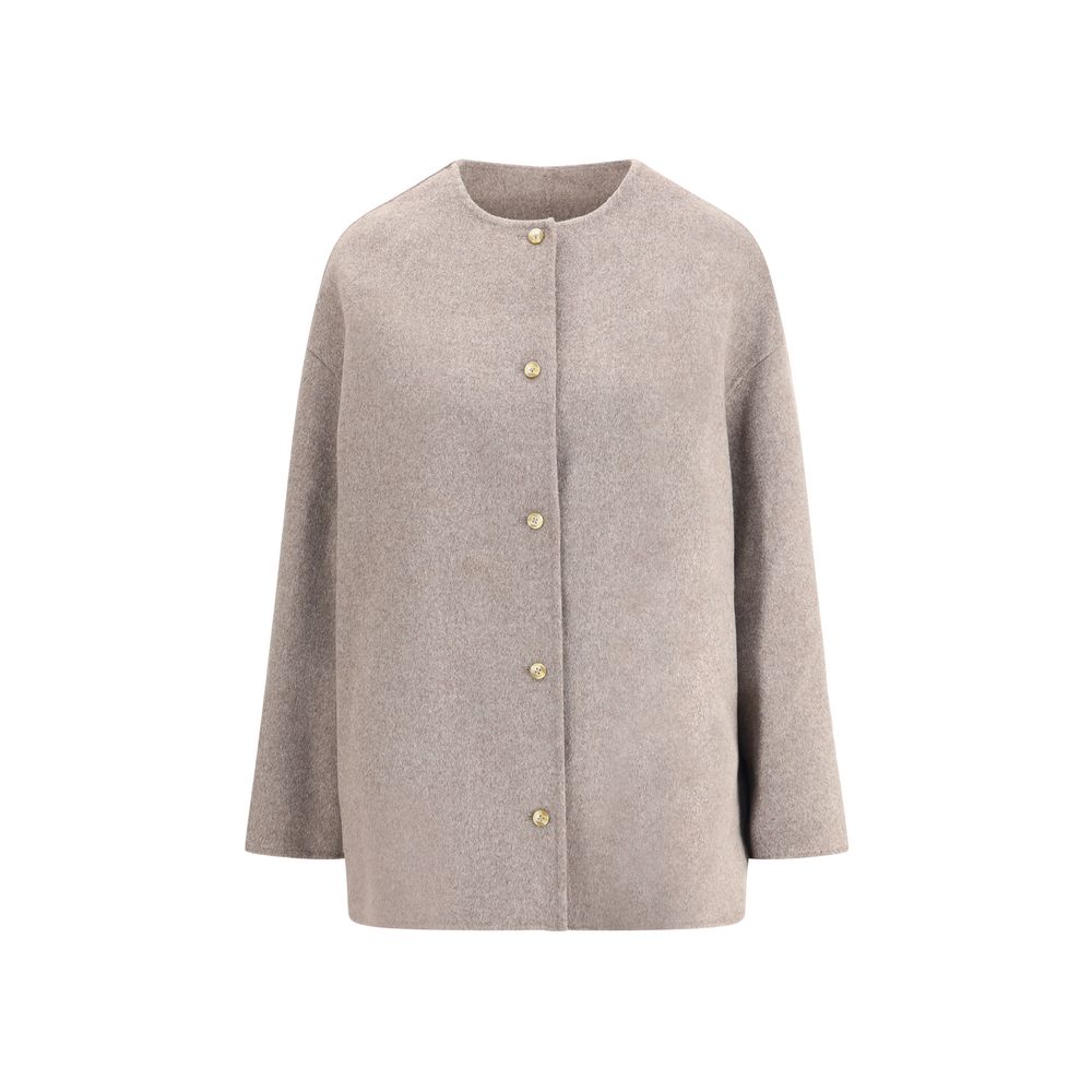 Loulou De Saison Gray Wool Coat