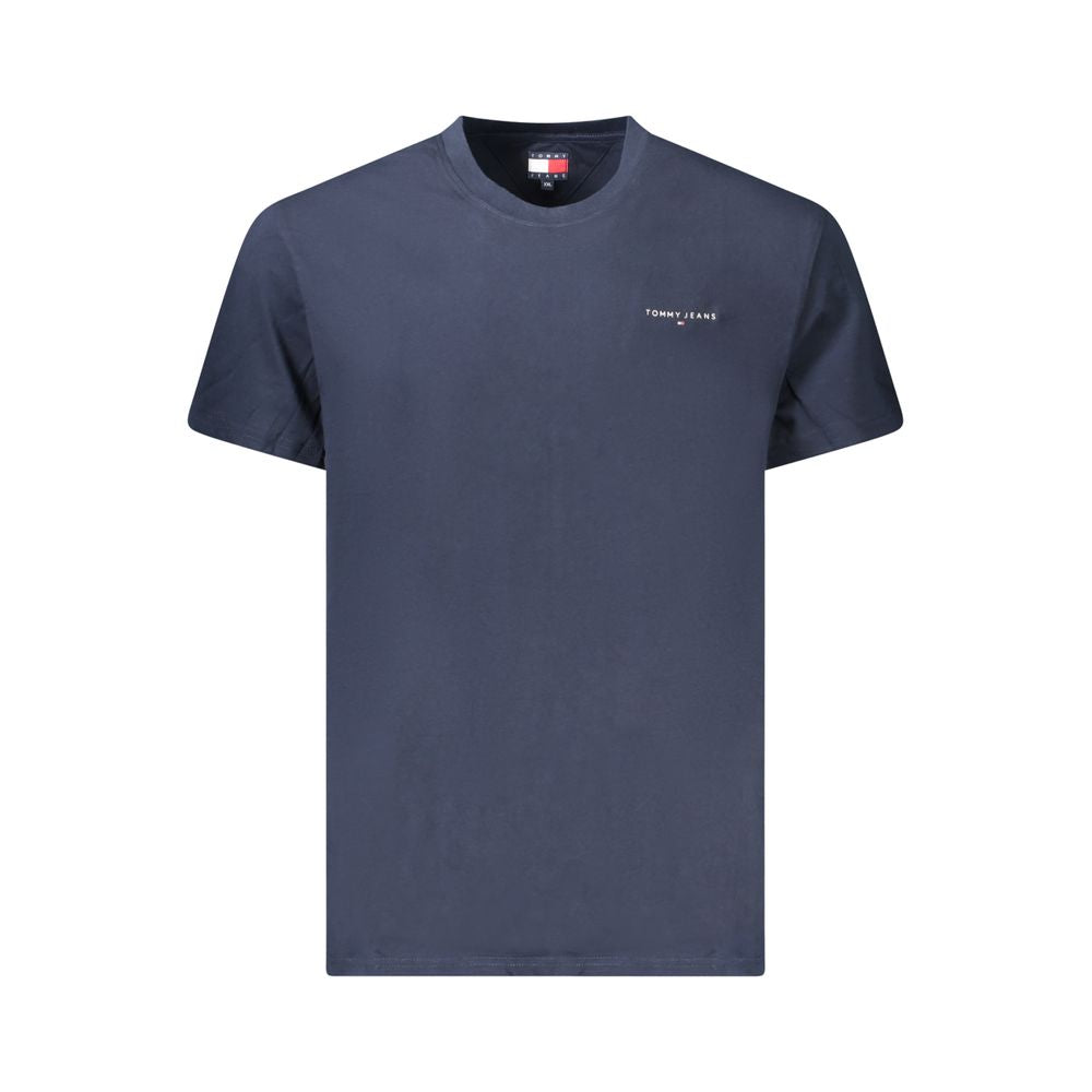 Tommy Hilfiger Blue Cotton Men T-Shirt