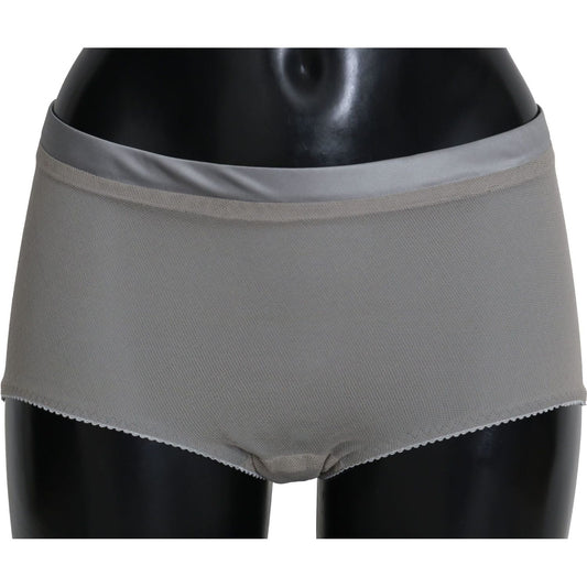 Dolce & Gabbana Underwear Silver With Net Silk Bottoms BIK257-4