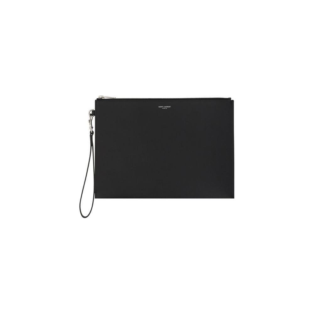Front view with bag zipped and handles upright.