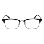 BMW Black Men Glasses Frame in titanium, full-rim style, black color, with demo plastic lenses. Frame size 54-17-145.