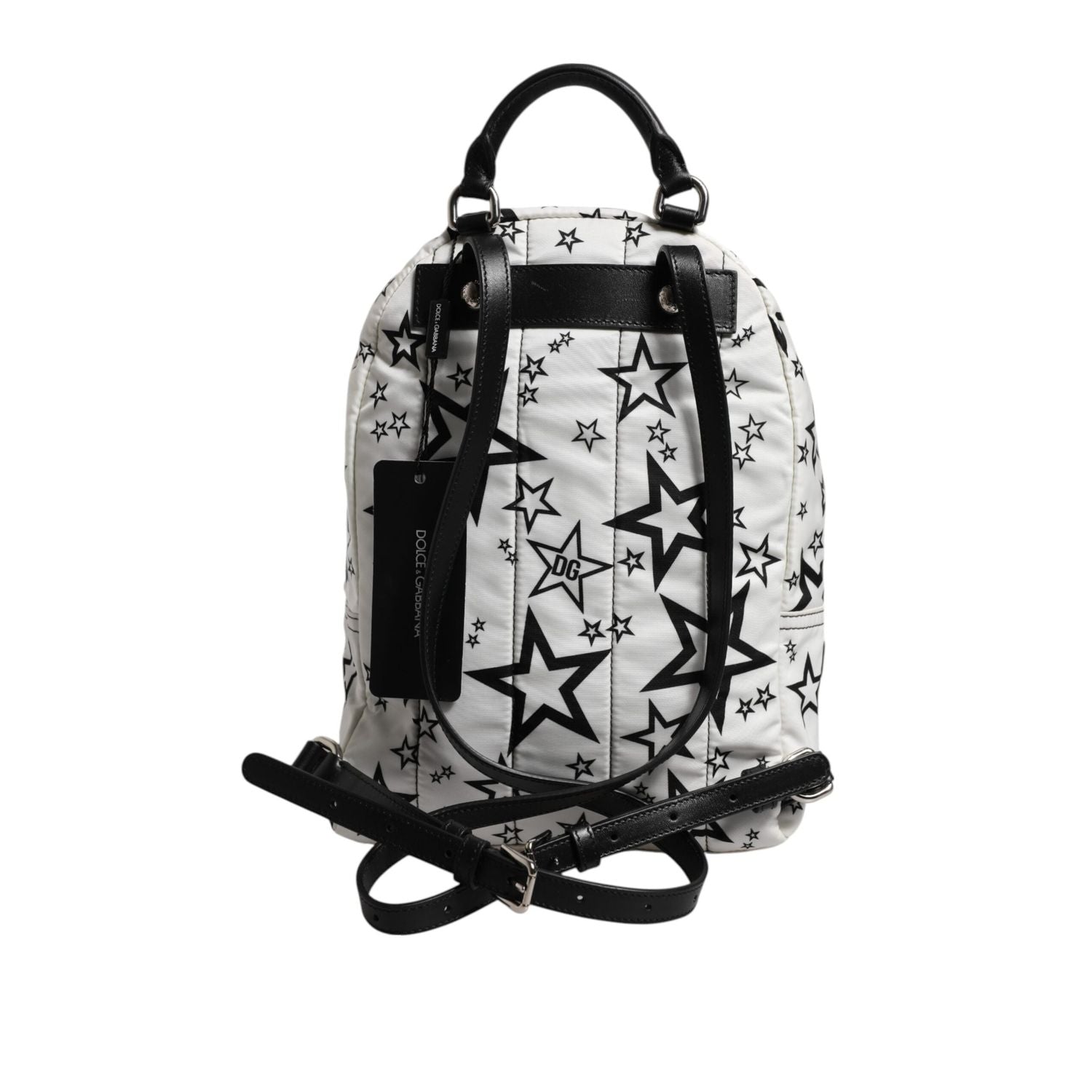 Front view with bag zipped and handles upright.