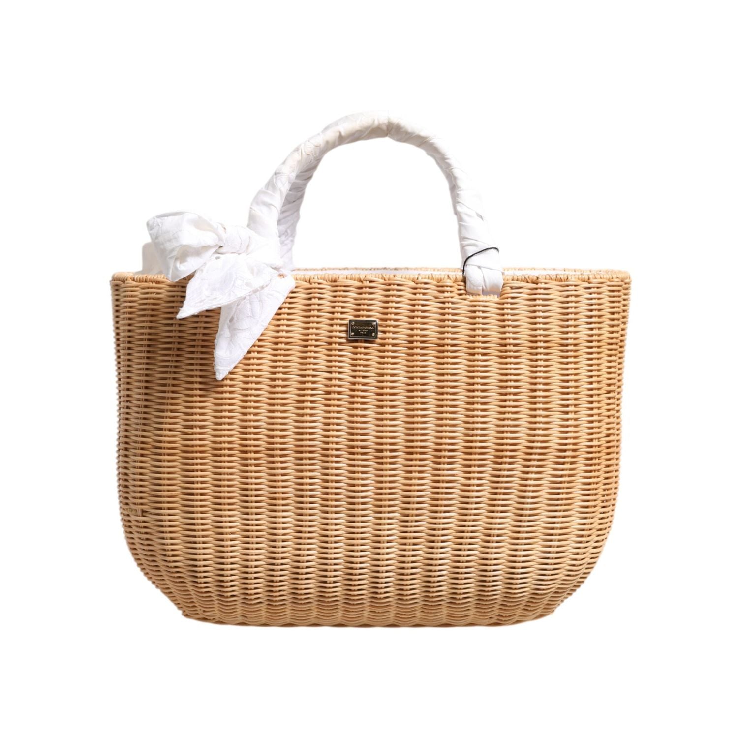 Front view with bag zipped and handles upright.
