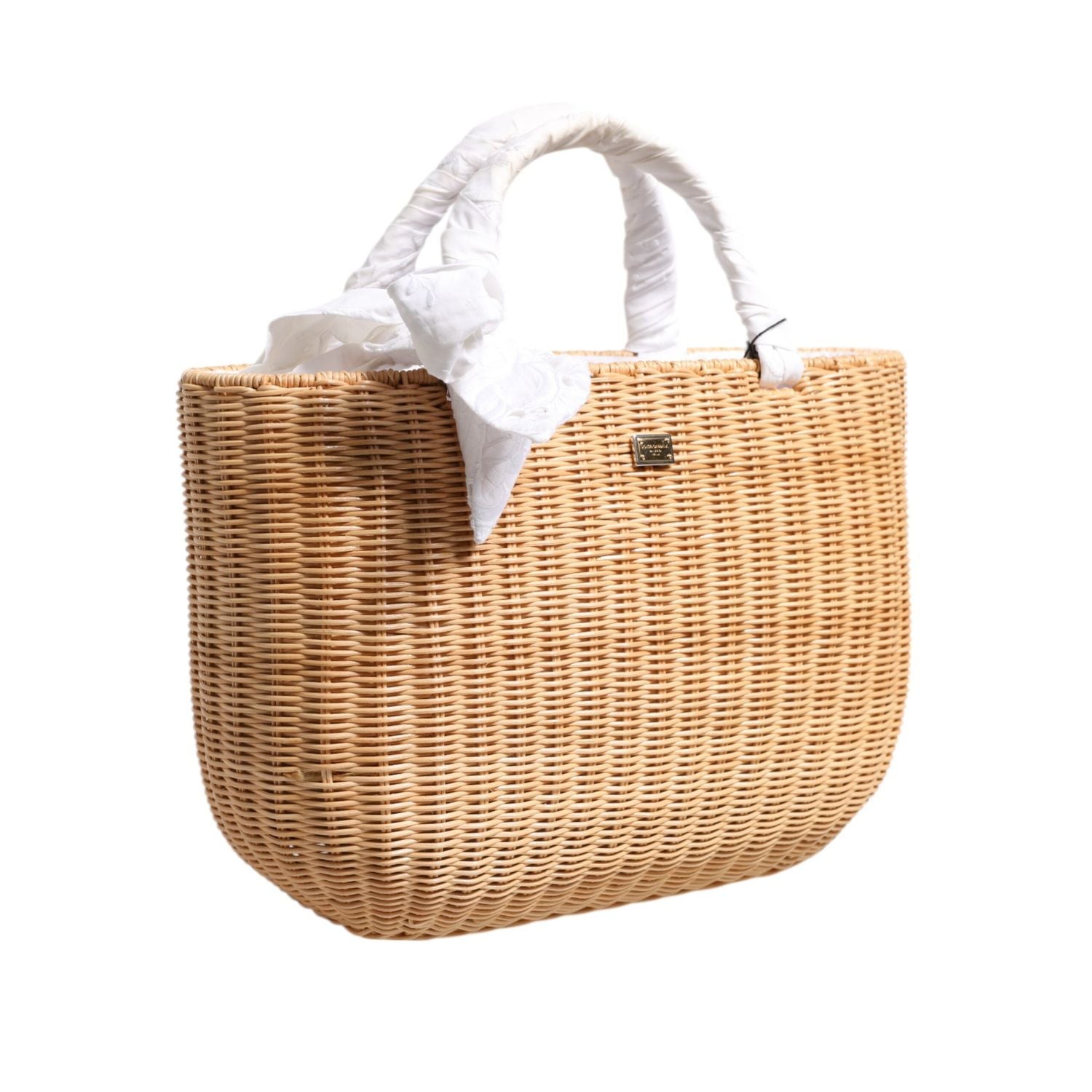 Front view with bag zipped and handles upright.