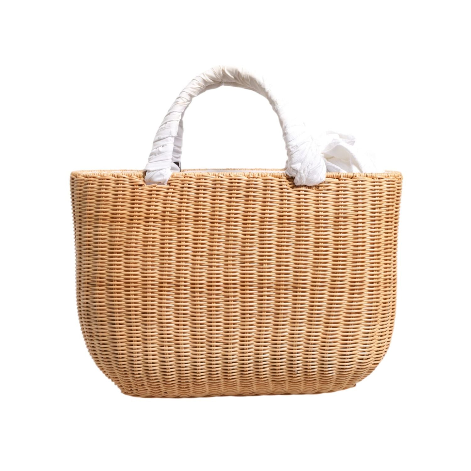 Front view with bag zipped and handles upright.