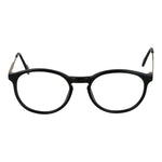 Andy Wolf Black Unisex Glasses Frame with full-rim acetate and demo lenses.
