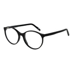Andy Wolf Black Unisex Glasses Frame, full-rim acetate panto style, size 52-15-145, with demo lenses and branded case included.