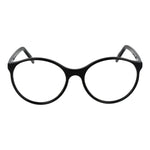 Andy Wolf Black Unisex Glasses Frame, full-rim acetate, panto style with demo lenses, size 52-15-145, classic black design.