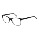 Andy Wolf Black Unisex Glasses Frame in acetate with full-rim cat eye style, lens width 55, bridge 14, temples 140.