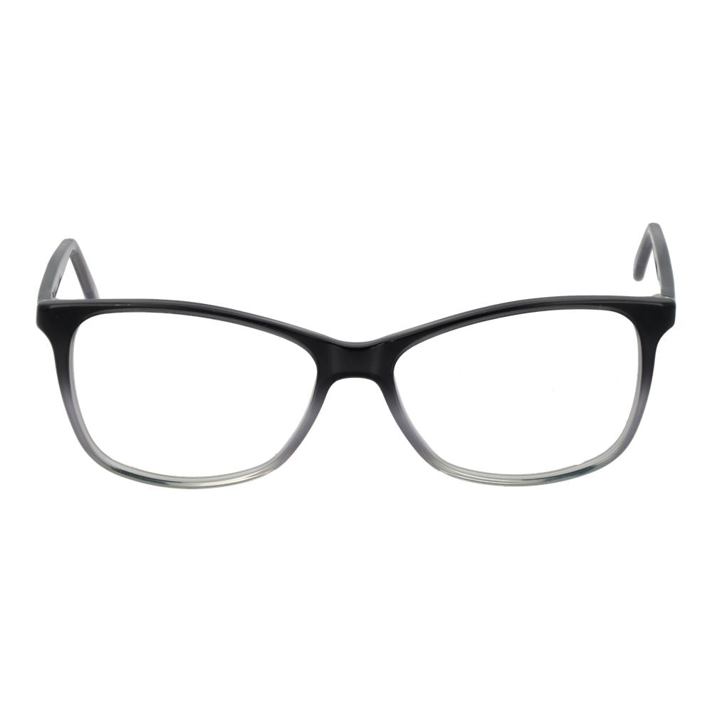 Andy Wolf Black Unisex Glasses Frame in acetate full-rim cat eye style, size 55-14-140, with demo lenses.