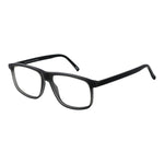 Andy Wolf Black Unisex Glasses Frame, full-rim acetate, rectangular style, size 58-15-145, black color, with branded case included.