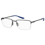 Under Armour Black Metal Frames glasses with 55/18/140mm measurements and a sleek design for men made of durable metal.