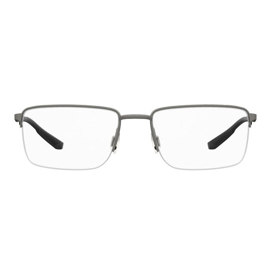 Under Armour Gray Metal Frames UA5016GR80F51 with 55/18/140mm dimensions in grey color, ideal for men.