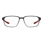 Under Armour Black Metal Frames glasses UA5021G003F81 front view showing rectangular shape.