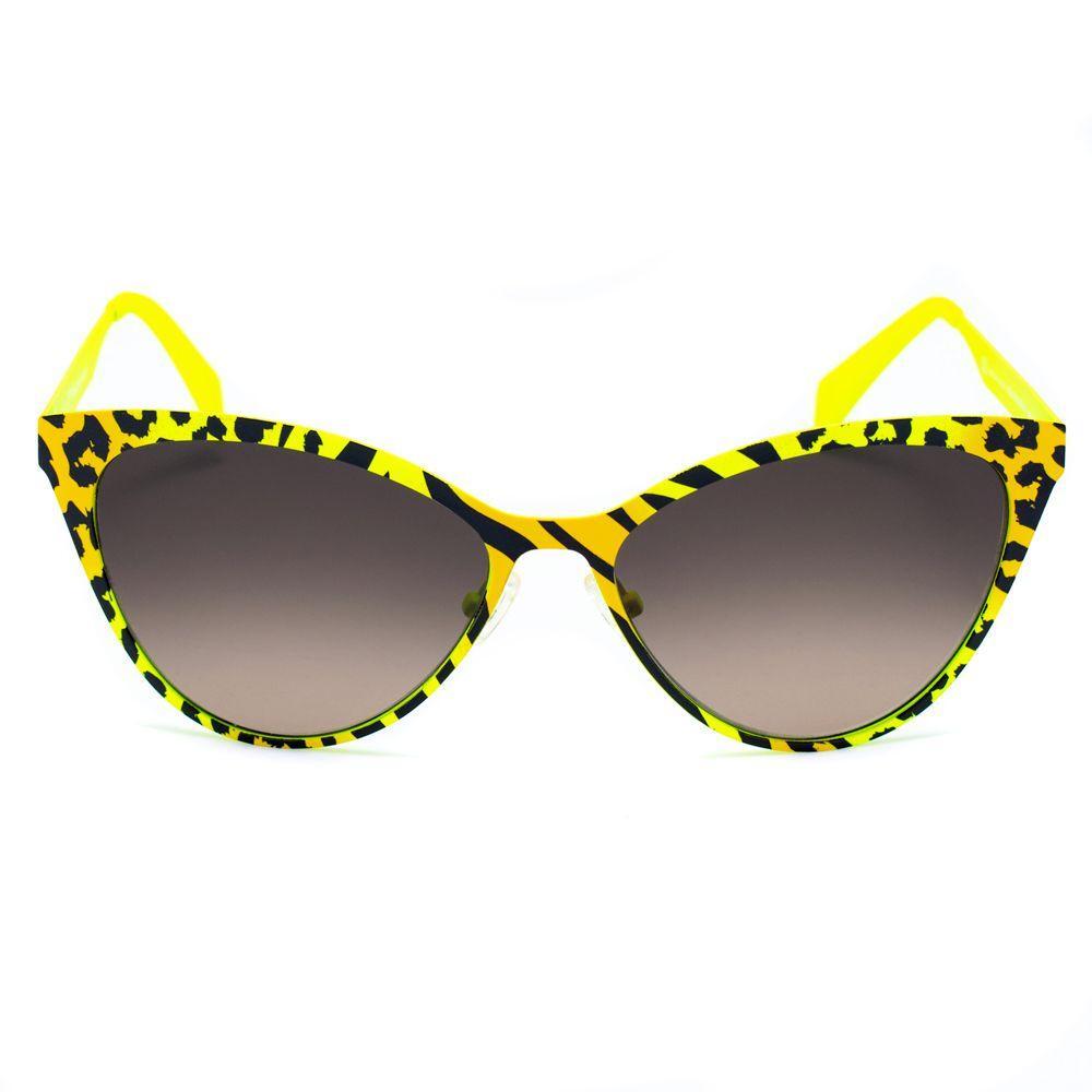 Italia Independent Yellow Metal Sunglasses
