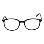 Andy Wolf Black Unisex Glasses Frame, acetate full-rim, oval shape, suitable for all genders with demo lenses and branded case included.