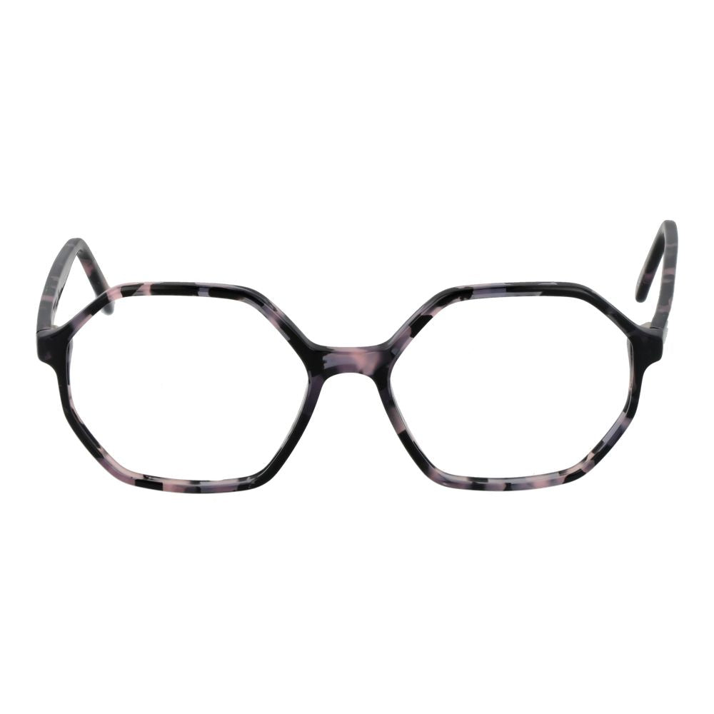 Andy Wolf Black Unisex Glasses Frame in full-rim acetate, size 52-15-140, with square style and demo lenses, shipped with branded case.
