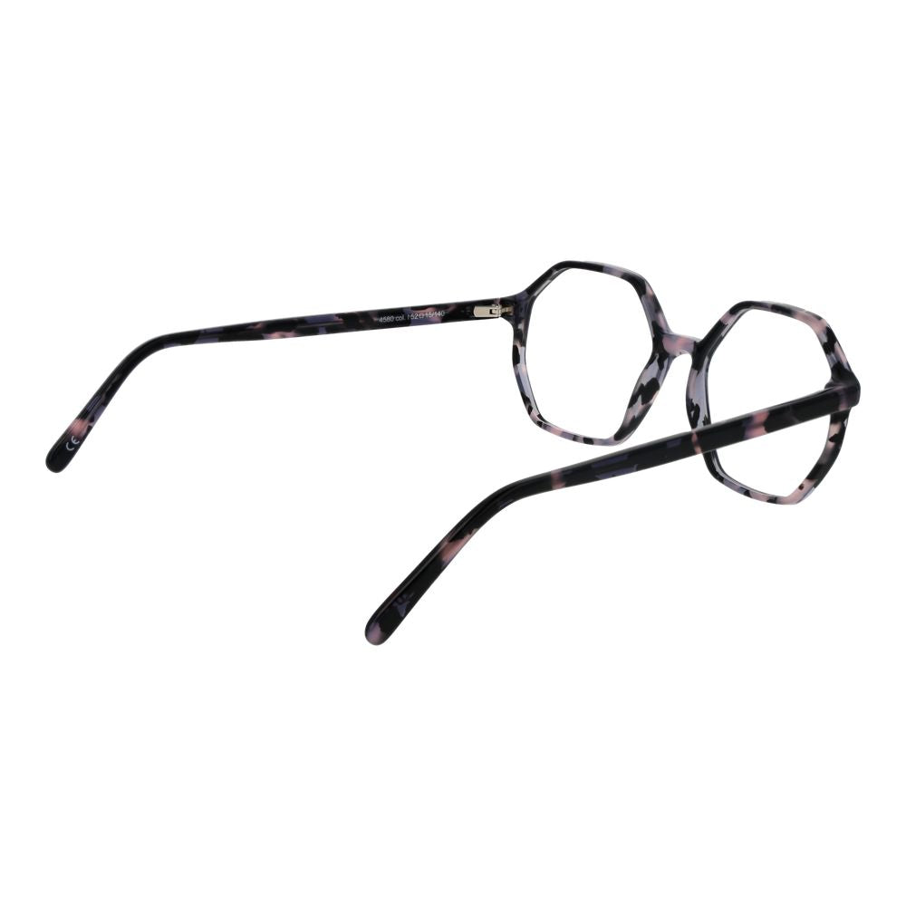 Andy Wolf Black Unisex Glasses Frame in square full-rim acetate design, featuring demo lenses and branded case included.