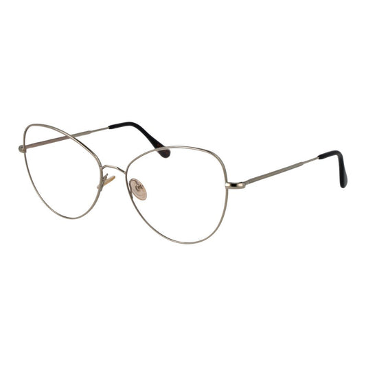 Andy Wolf Silver Unisex Glasses Frame with metal full-rim butterfly design, 57-16-140mm dimensions, and demo lenses.