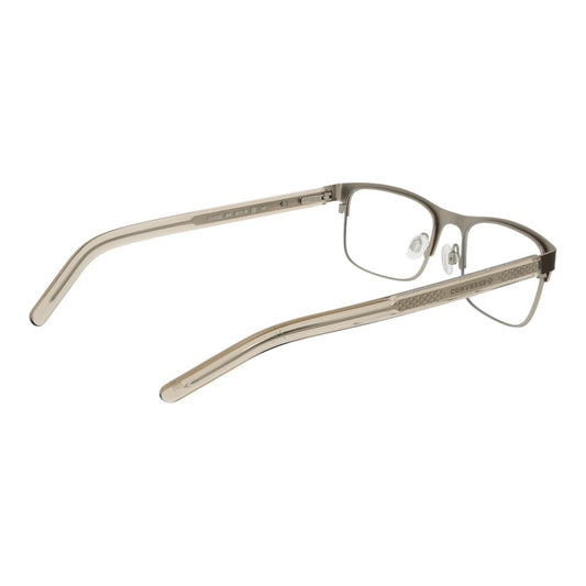 Converse Gray Men Glasses Frame in full-rim rectangular acetate, lens size 52-18-145, gray color for men, stylish and modern design.