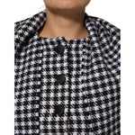 Dolce & Gabbana Multicolor Wool Monochrome Patterned Jacket