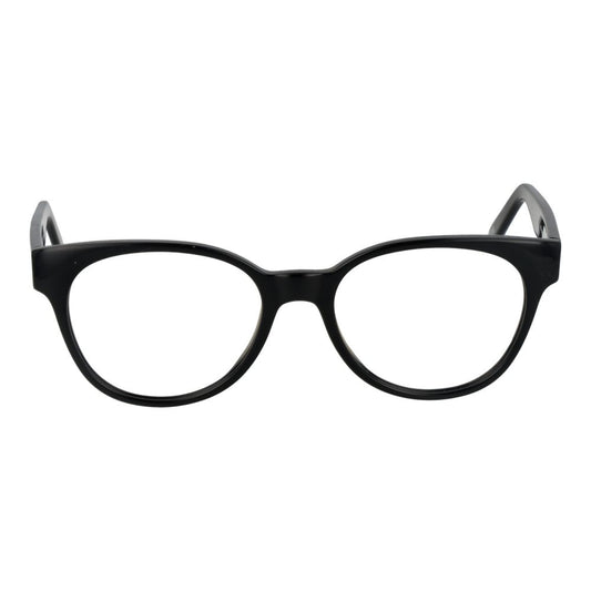 Andy Wolf Black Unisex Glasses Frame in full-rim acetate, perfect for versatile style and comfort.