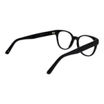 Andy Wolf Black Unisex Glasses Frame in full-rim acetate, showcasing a sleek panto style with demo lenses.