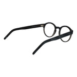 Andy Wolf Gray Unisex Glasses Frame in full-rim acetate, round style. Size 49-21-145 with demo lenses, includes branded case.
