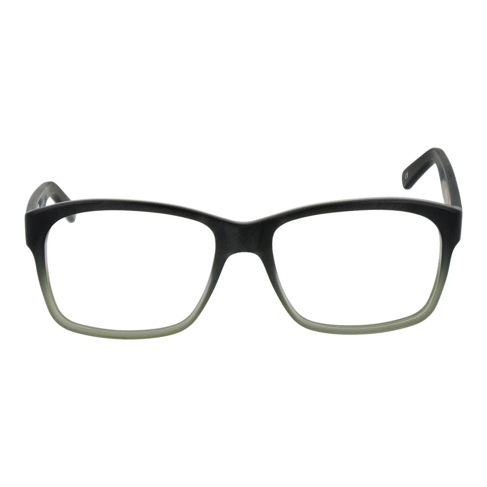 Andy Wolf Black Unisex Glasses Frame - Full-rim acetate frame with demo lenses.