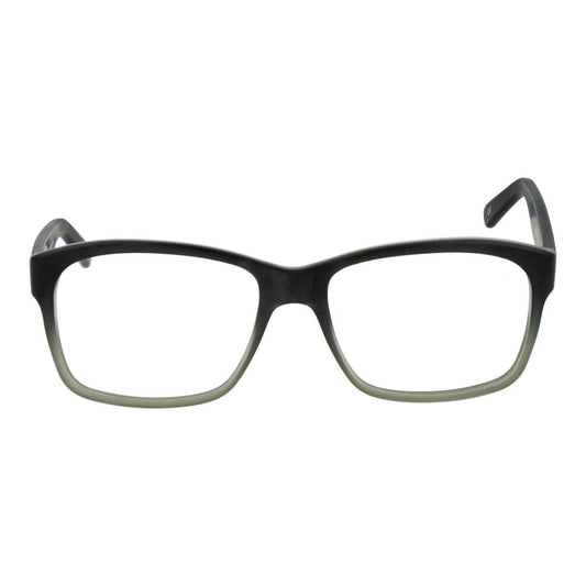 Andy Wolf Black Unisex Glasses Frame - Full-rim acetate frame with demo lenses.