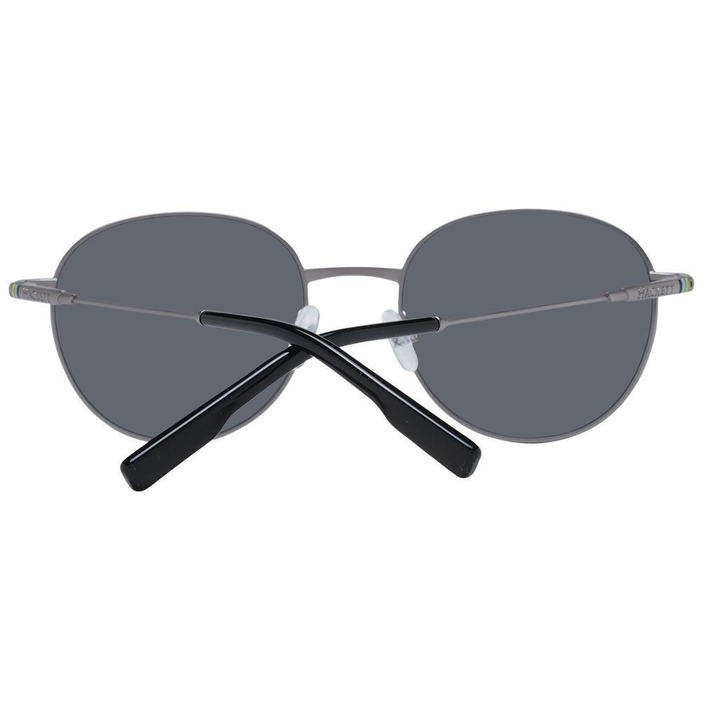 Hackett Gray Metal Sunglasses