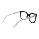 Polaroid Black Women Glasses Frame in acetate material, full-rim style with demo lenses, size 51-20-145 and square shape.