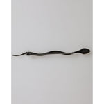 Dolce & Gabbana Black Brass Crystal Spilla Serpente Mens Brooch Pin